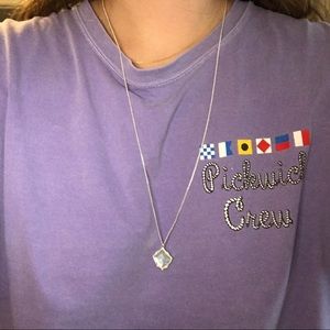 NWT Kendra Scott Kacey Silver king necklace